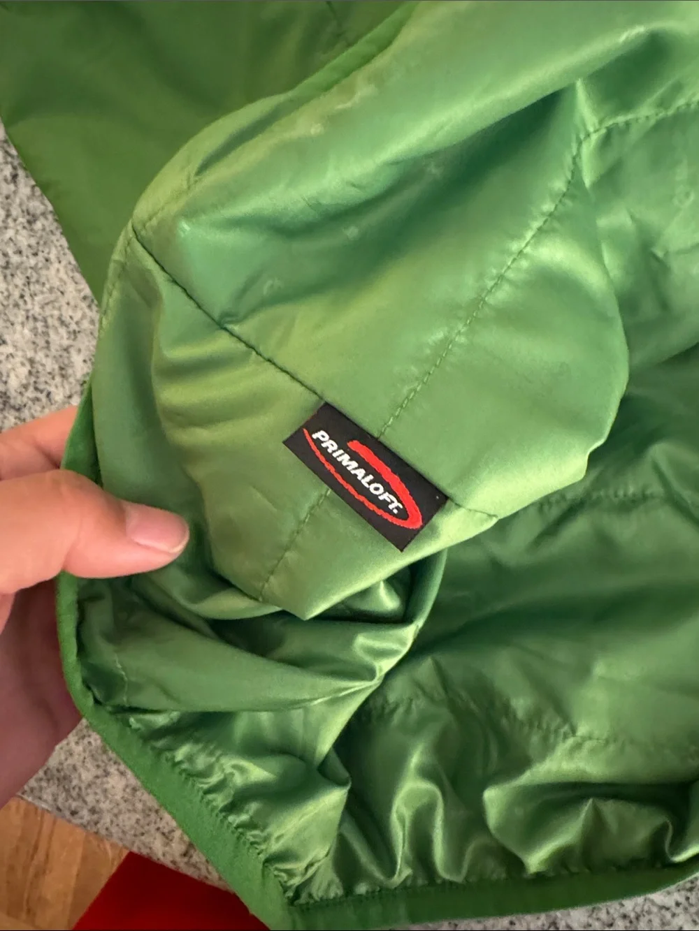 The North Face Zephyrus Pullover Island Grass Green Half-Zip Large NWT